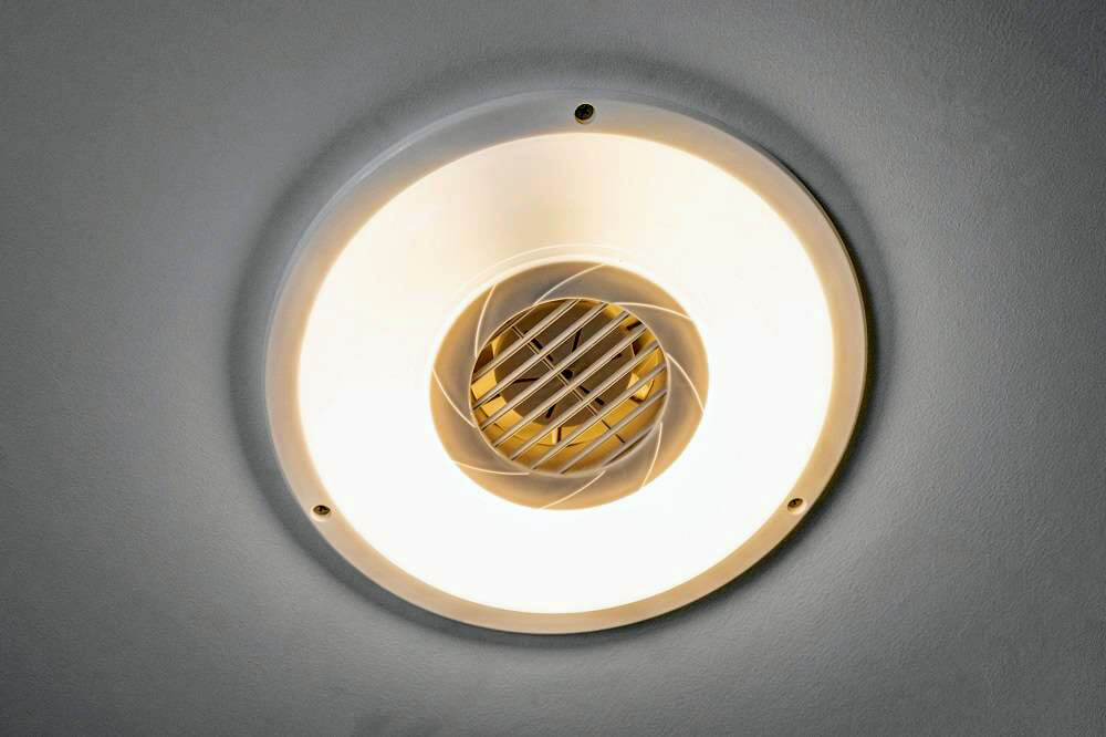 bathroom light with exhaust fan